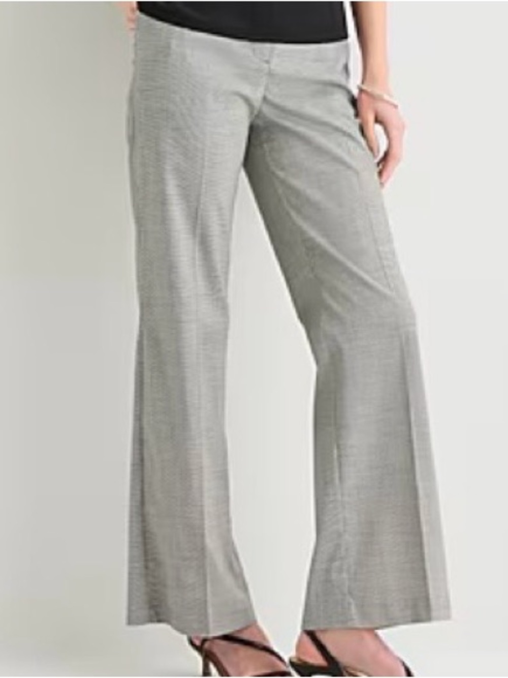 Worthington black white Boot-Cut Dress Pants